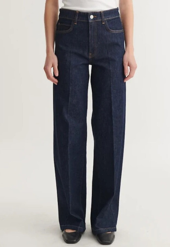 Wide Leg Jeans "Enya Rinse Wash"