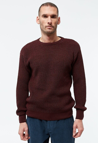 Givn Strickpullover "GBCarl" - weinrot