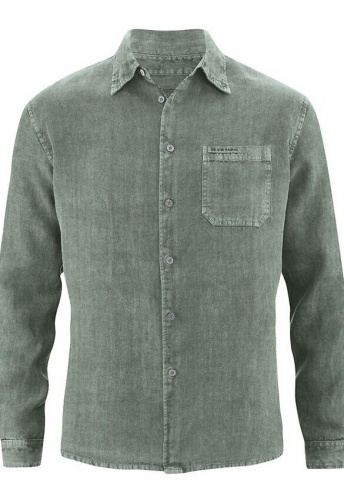 Hemp Shirt "Billy" - thyme