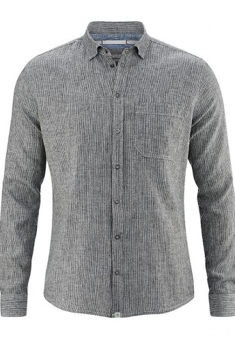 Striped Shirt (hemp) - black/white