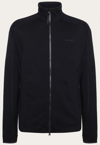 Herren Merino-Zipper - schwarz
