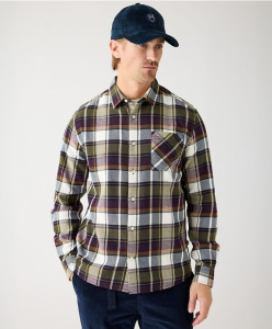 Checked Flannel Shirt - blue check
