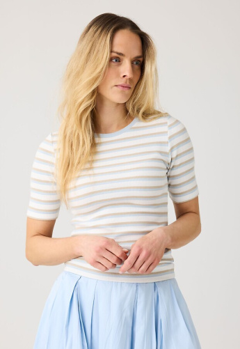 Rib T-Shirt - gestreift