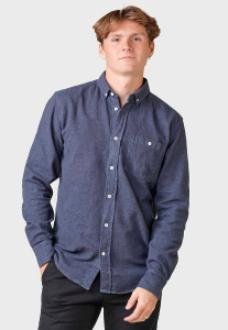 Flannel Shirt "Benjamin Lumber" - navy overdye