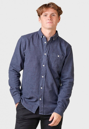 Flanell-Hemd "Benjamin Lumber" - navy overdye