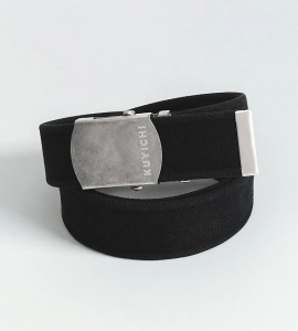 Slider Canvas Belt - jet black