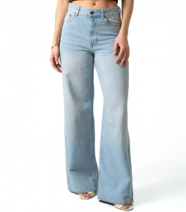 Kuyichi Jeans "Harper Loose Flare" - light blue
