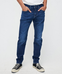 Kuyichi Jeans "Jim Regular" - faded ingigo