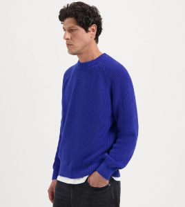 Strickpullover "Duke" - dusk indigo