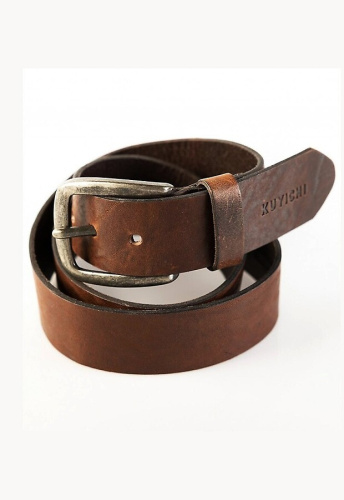 Kuyichi Leder-Gürtel "Dean" - dark brown