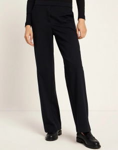 Lanius "Hose Mit Geradem Bein" (Wolle/Baumwolle) - schwarz