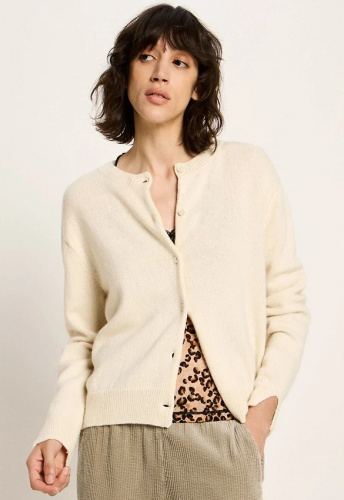 Lanius "Boxy Strickjacke" (Wolle) - off white