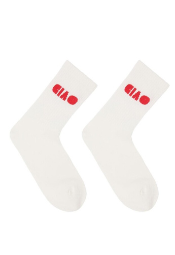 Lanius "Statement Socken" - off white