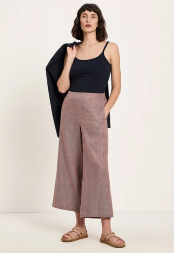Lanius "Culotte" (Leinen) - dark mocca/creme