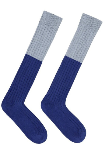 Lanius "Colourblock Kniestrümpfe" - violett