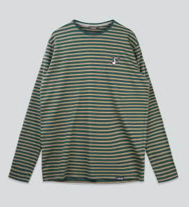 Ahoy Mini Flying Woodpecker LS T-Shirt - morel/green gables