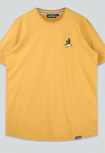 Mini Flying Puffin T-Shirt - wood thrush