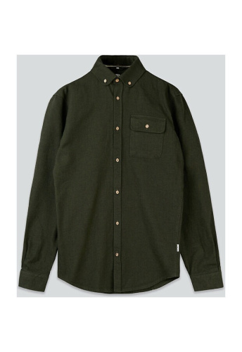 Flanellhemd "Moss" - riffle green