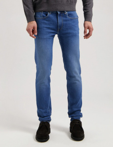Mud Jeans "Dunn Low Tapered" - pure blue