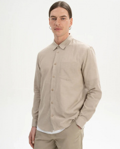 Hemd "Ishir" - birke melange