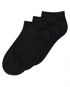 Sneaker-Socken 3er Pack - schwarz