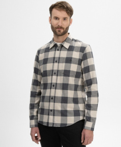 Flannel Shirt "Sahel" - anthracite check