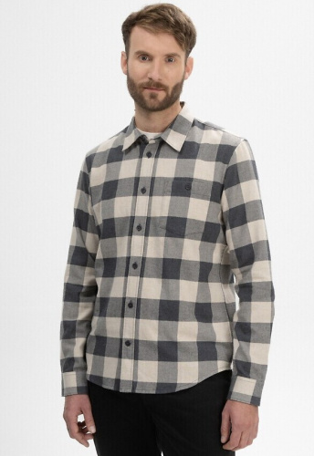 Flanell Hemd "Sahel" - anthrazit karo