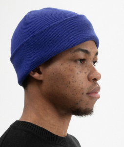 Feinstrick-Mütze "Himmat" - bold blue