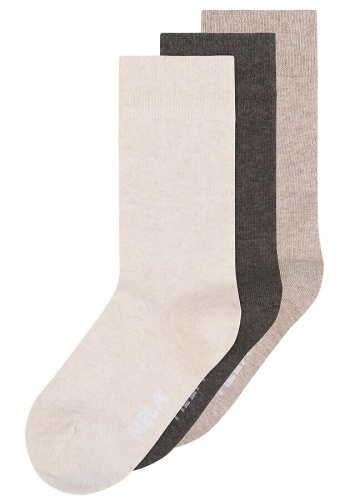 Socken 3er Pack Basic - cream/bear/birke