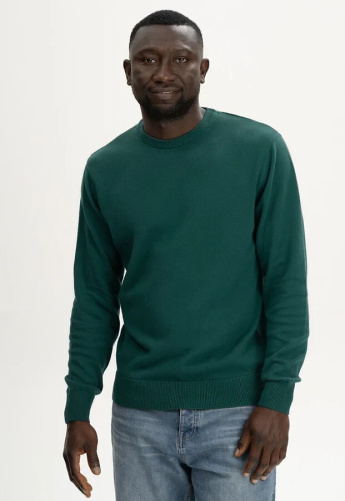 Feinstrick-Pullover "Himal" - deep sea