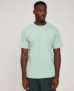 Wobbly Striped T - pool/seagrass