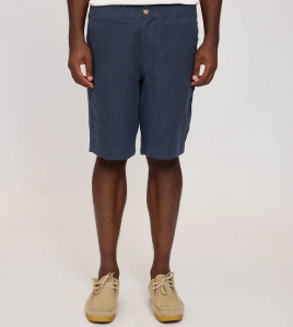 Leinen-Shorts - ink blue