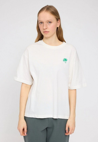 Chest Print T-Shirt - offwhite