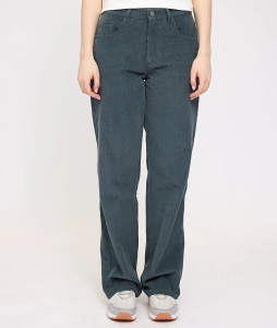 Wide Leg Corduroy Pants - bottle