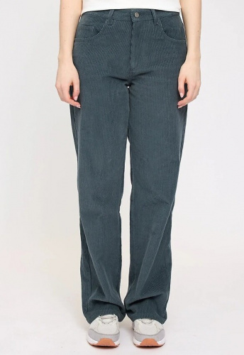 Wide Leg Corduroy Pants - bottle