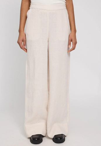 Wide Leg Damen Leinenhose - moon