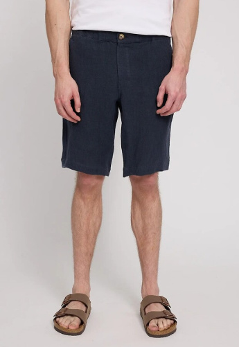 Leinen-Shorts - ink blue