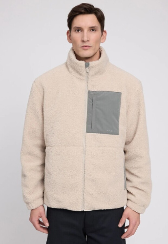 Gefütterte Teddy-Fleece Jacke - natural/light bottle
