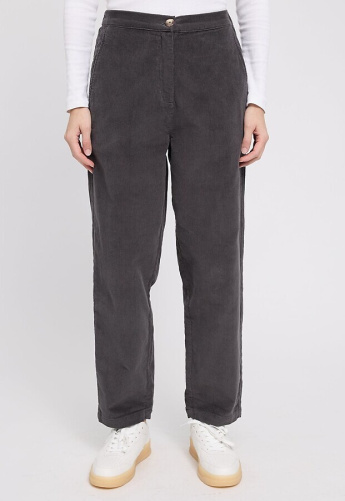 Damen Corduroy Pants - anthra