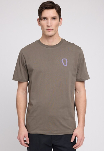 Chest Print T-Shirt - crocodile