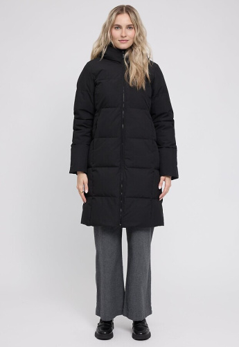 Basic Puffer Coat - black