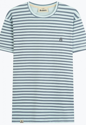 T-Shirt "Johann" - stormy striped