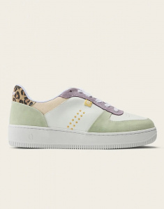 Odaje Sneaker "Maxence F" - green white lilac