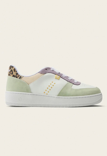 Odaje Sneaker "Maxence F" - green white lilac
