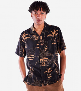 Shirt "Aloha Ceramic Pots" - black