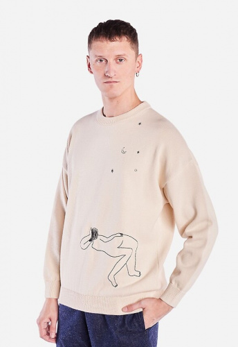 Strickpullover "Drom" - off white