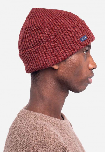 Woll-Beanie "Odyssee" - rust