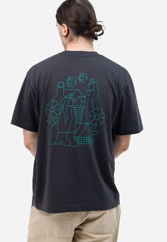T-Shirt "Simple Life" - schwarz