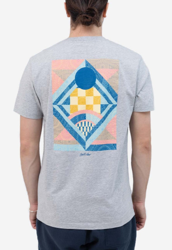 T-Shirt "Union" - grau meliert