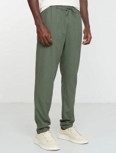 Hose "Tangelo" (Leinen) - khaki